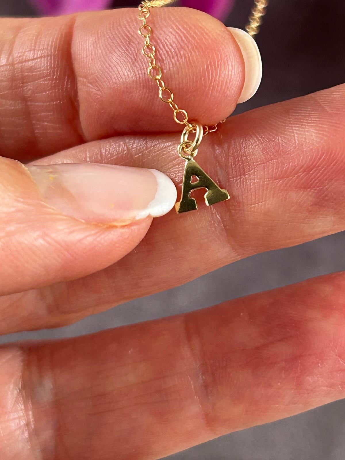 Stylistic Initial Necklace