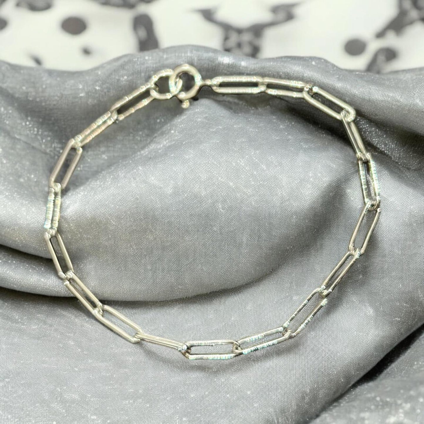 Paper Clip chain Bracelet