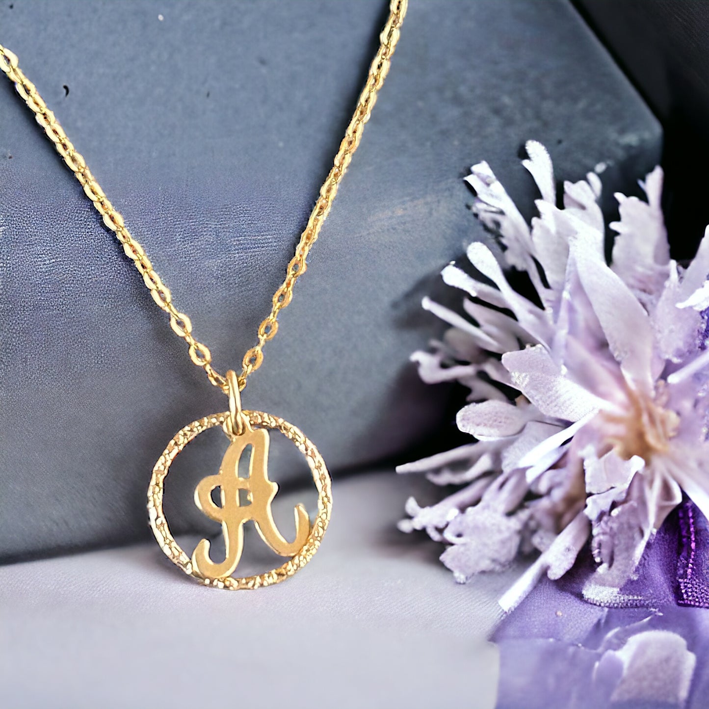 Initial necklace
