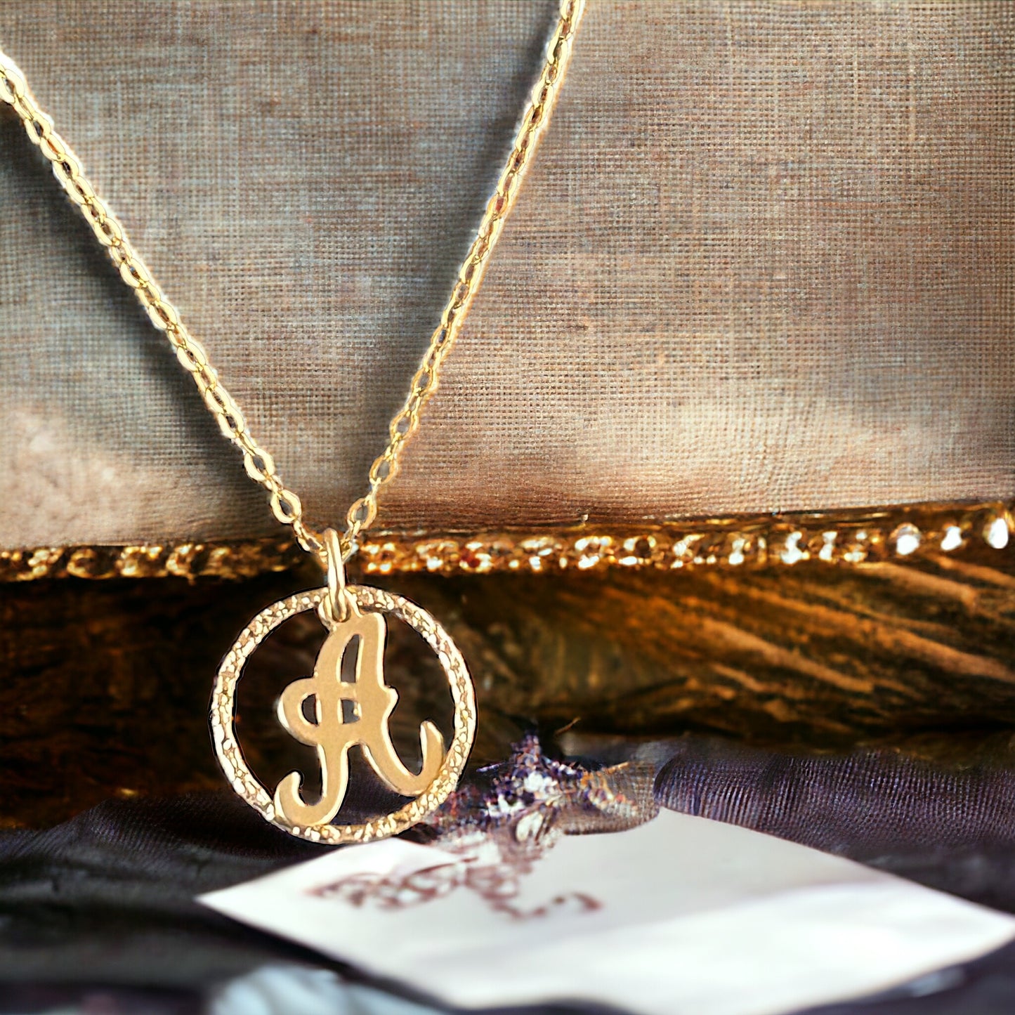 Initial necklace