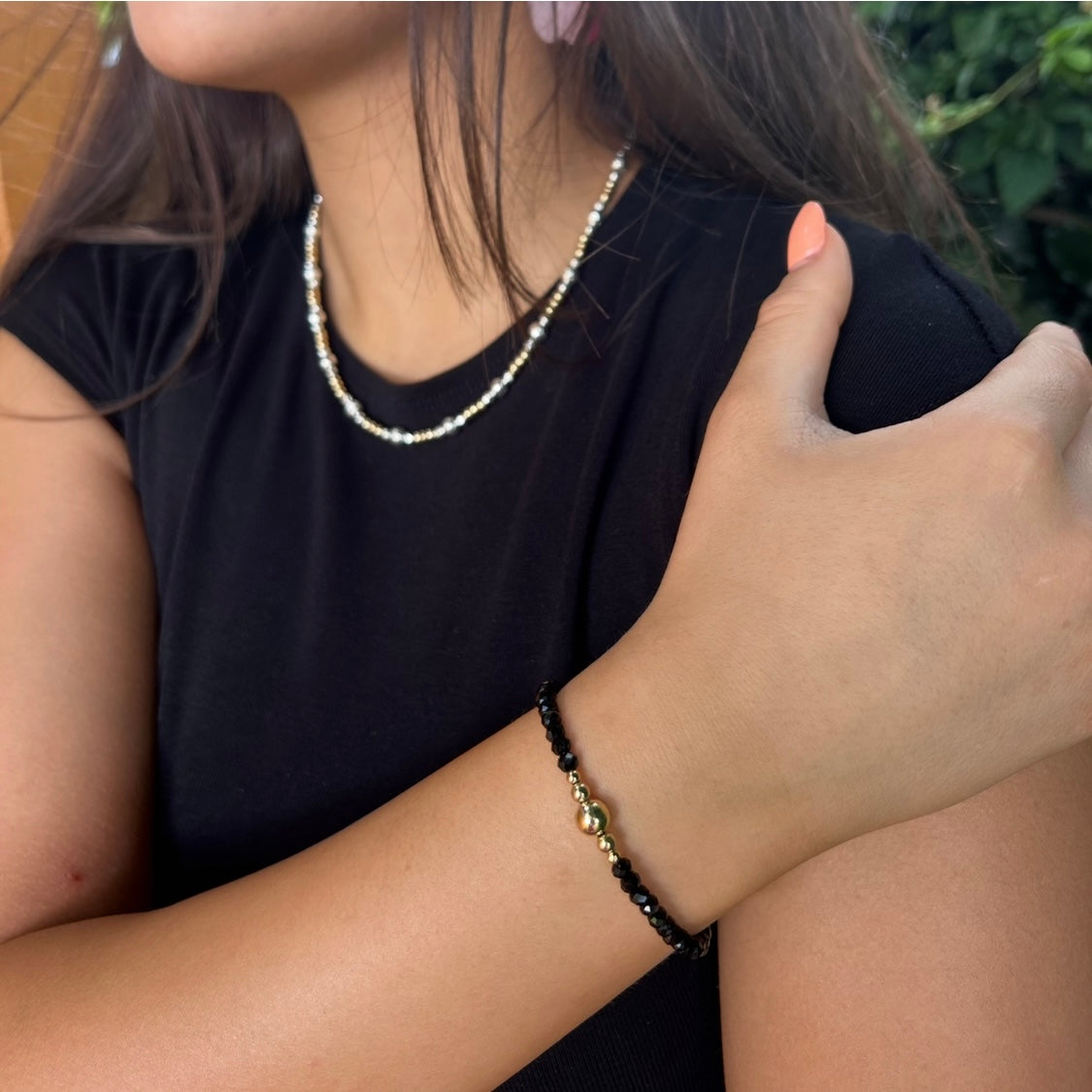 Black Crystal Classic Bracelet