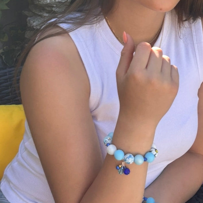 Summer (Dublin) Blue Earrings