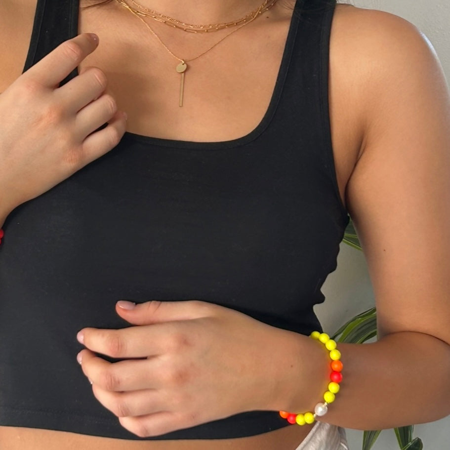 Neon Sunset Bracelet