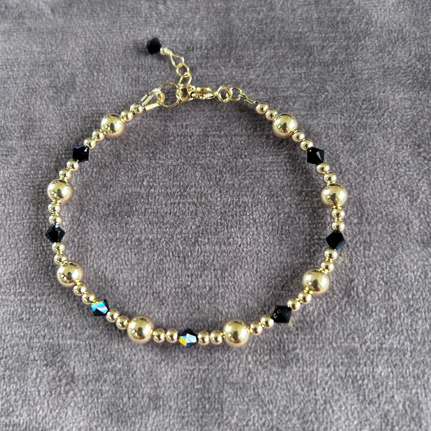 Swarovski X Gold Bracelet