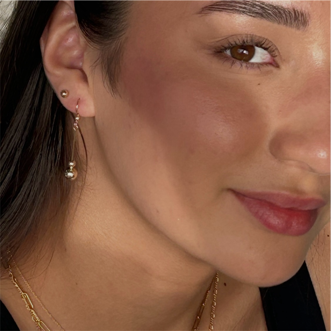 Golden Ball Earrings