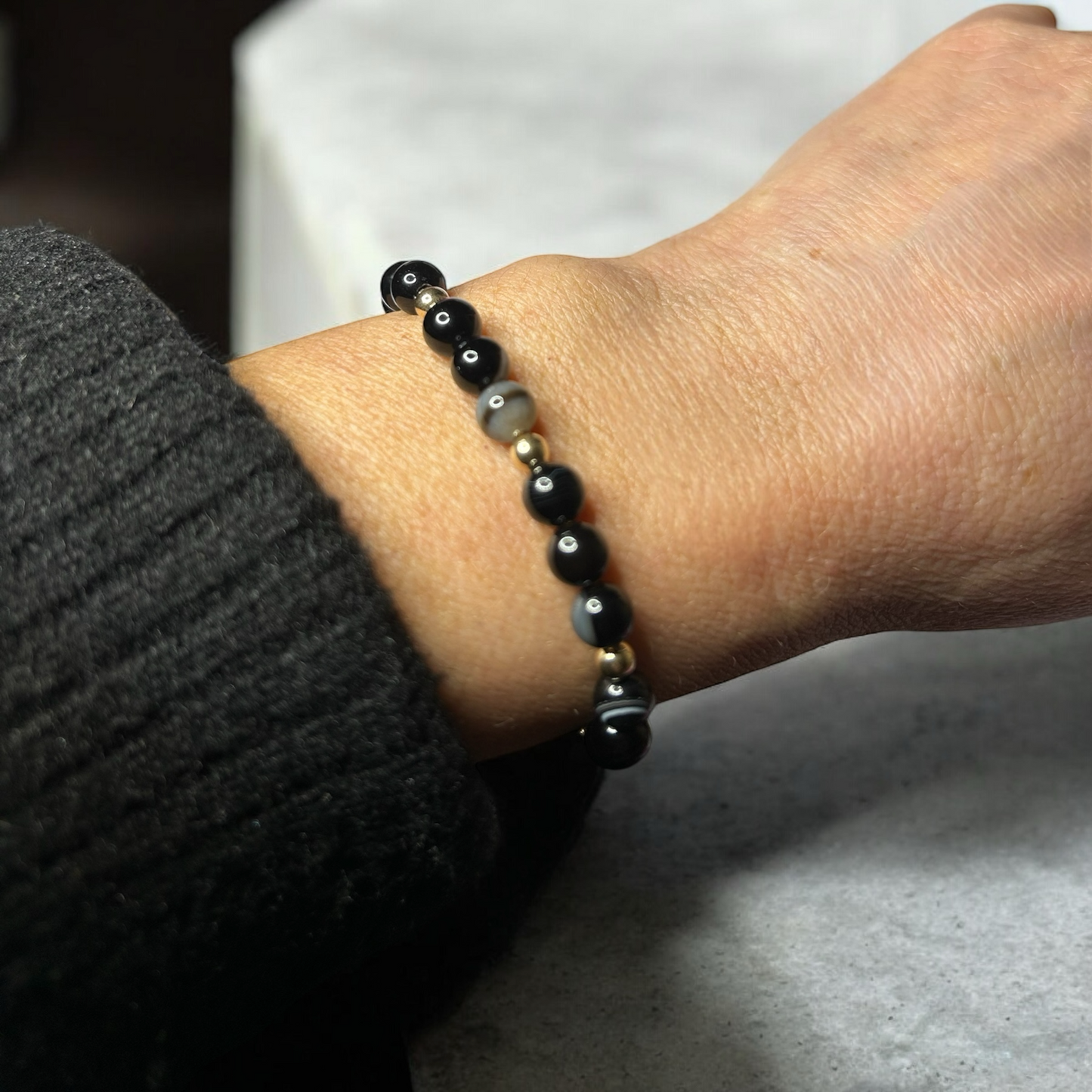 Black Agate bracelet