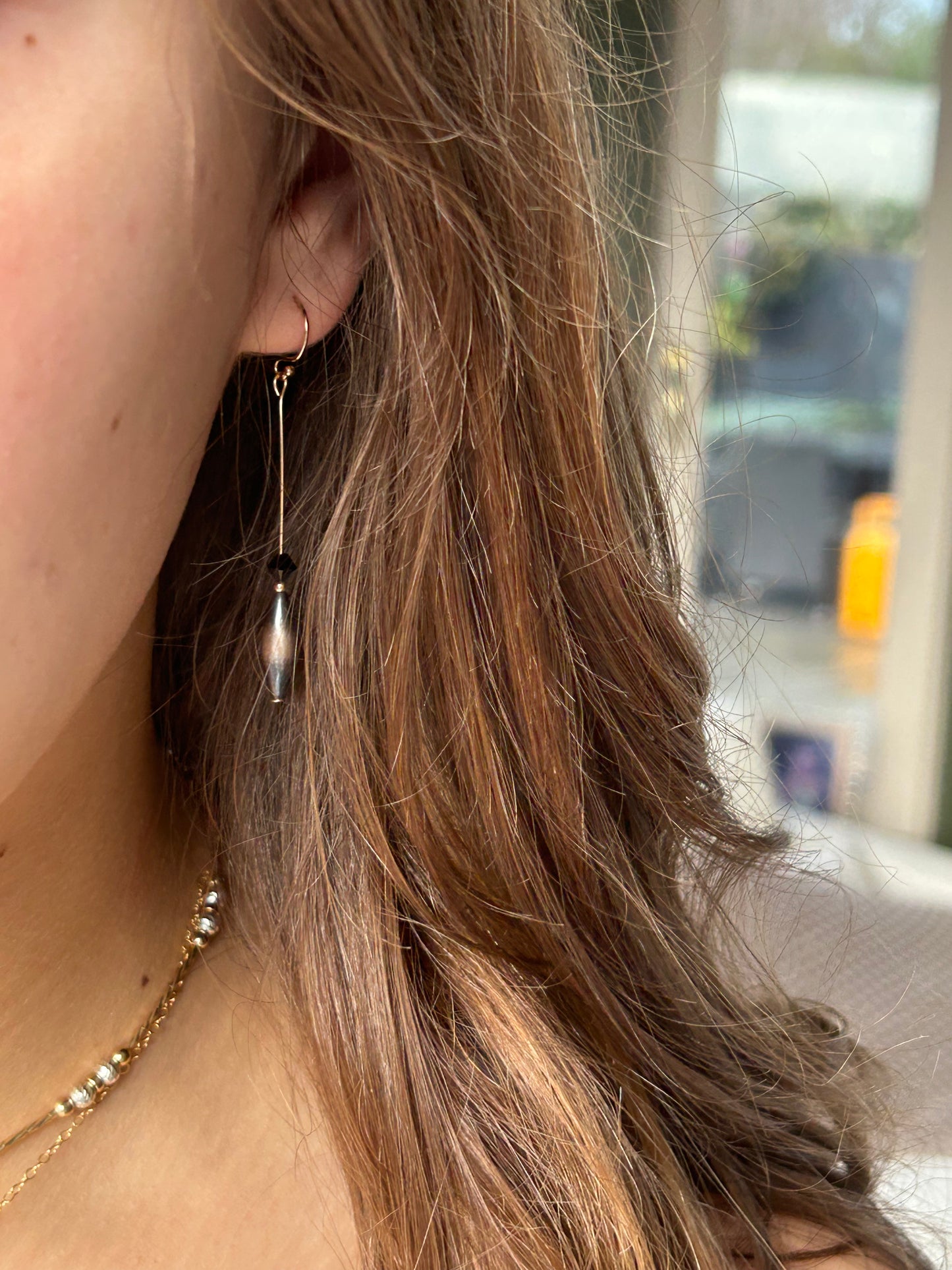 Navajo Silver and Gold Filled earrings