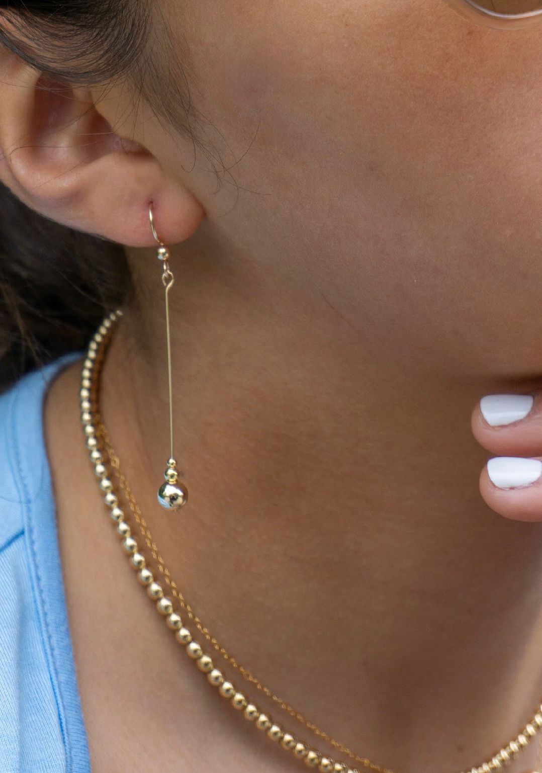 Golden Trio Earrings