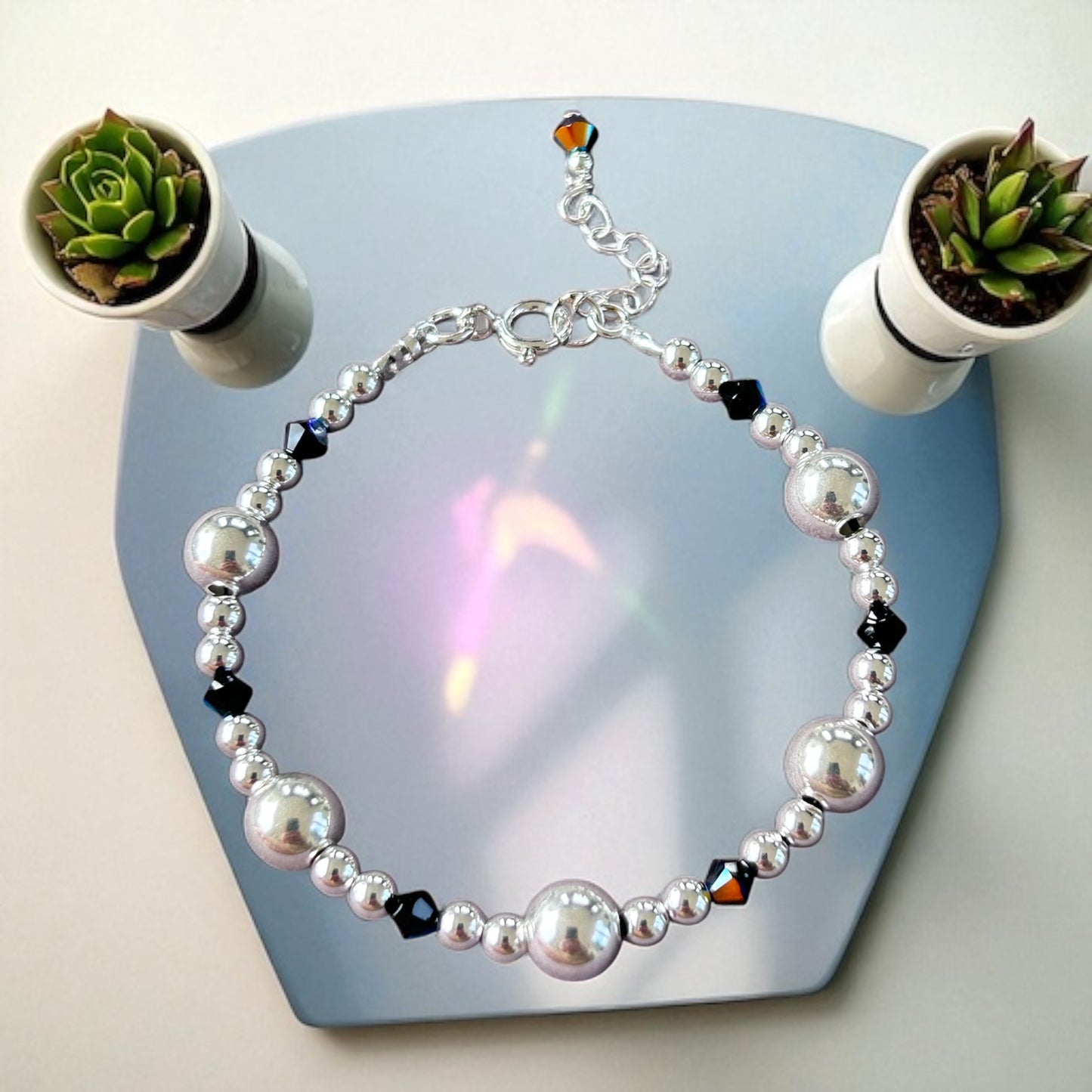 Swarovski X sterling silver bracelet