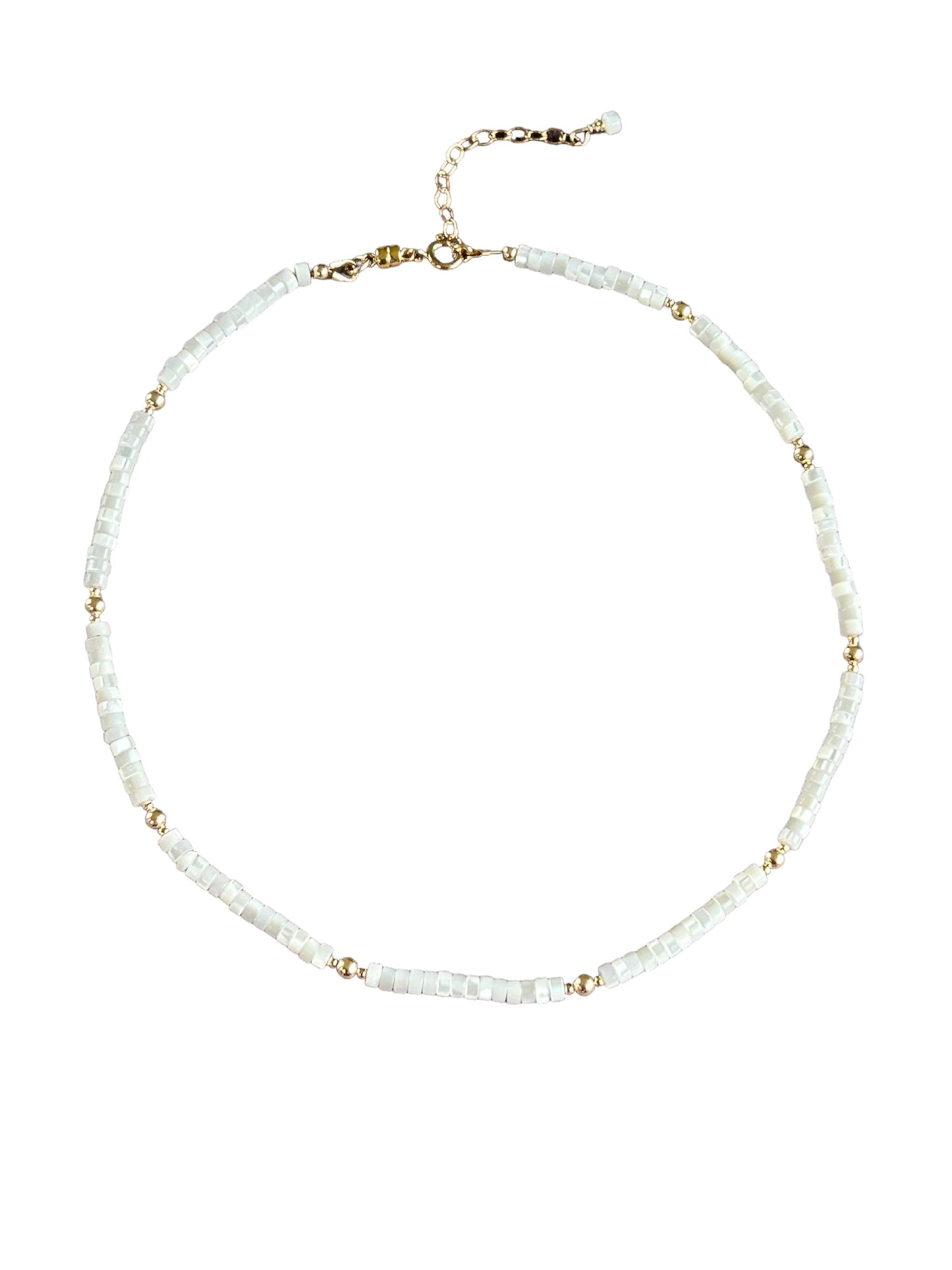 Mother of Pearl beaded necklace
