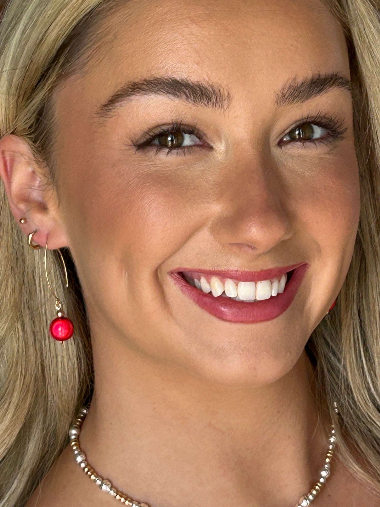 Multicolour Gold Filled Earrings