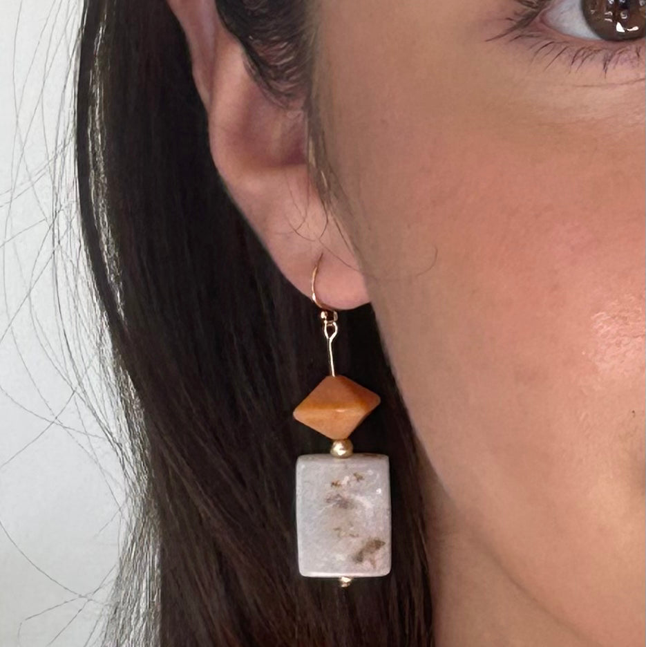 Caramel Swirl Earrings