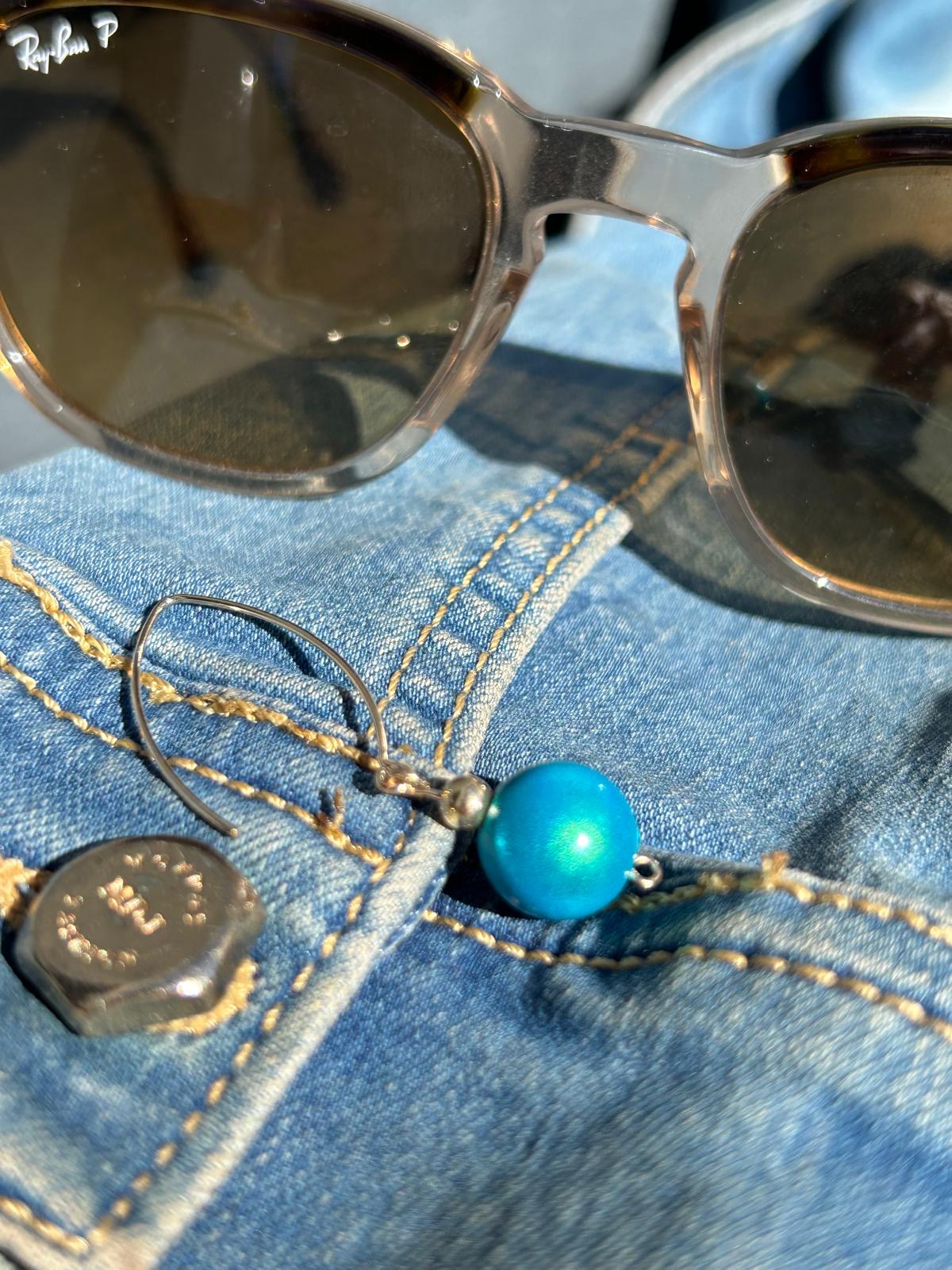 Multicolour Gold Filled Earrings