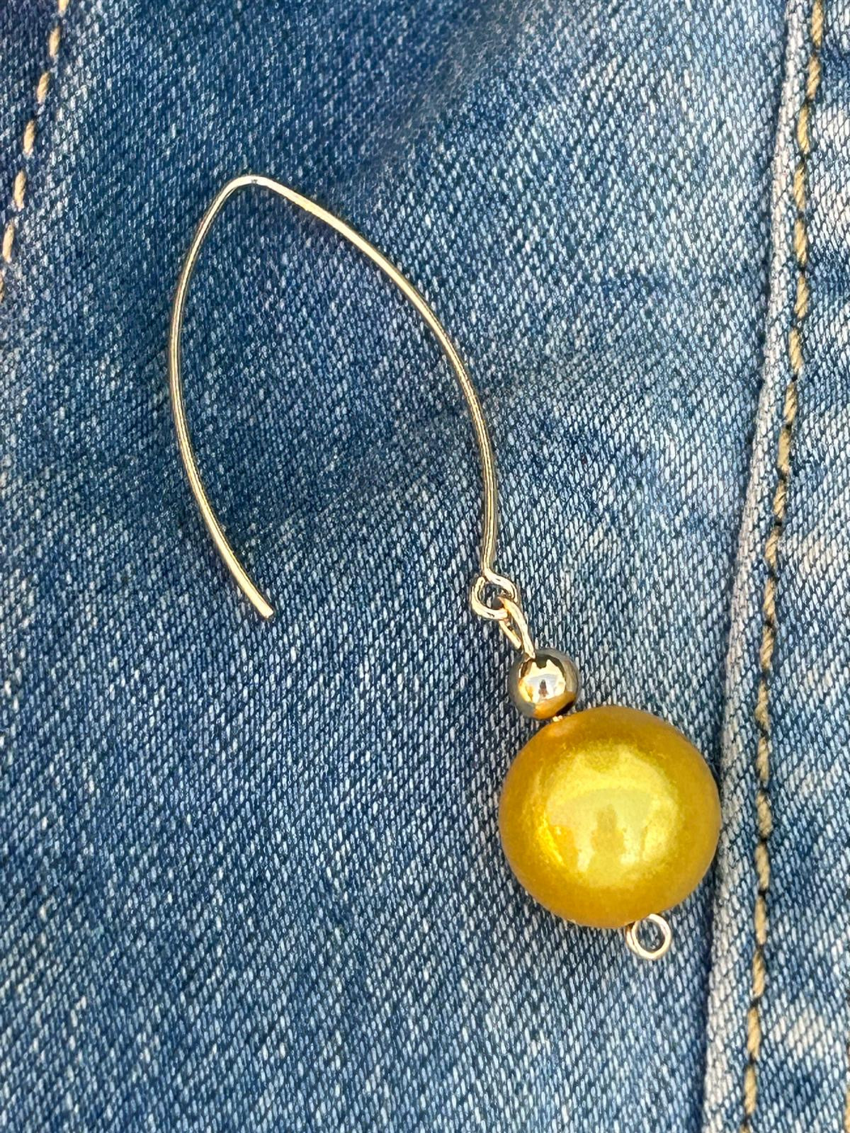 Multicolour Gold Filled Earrings