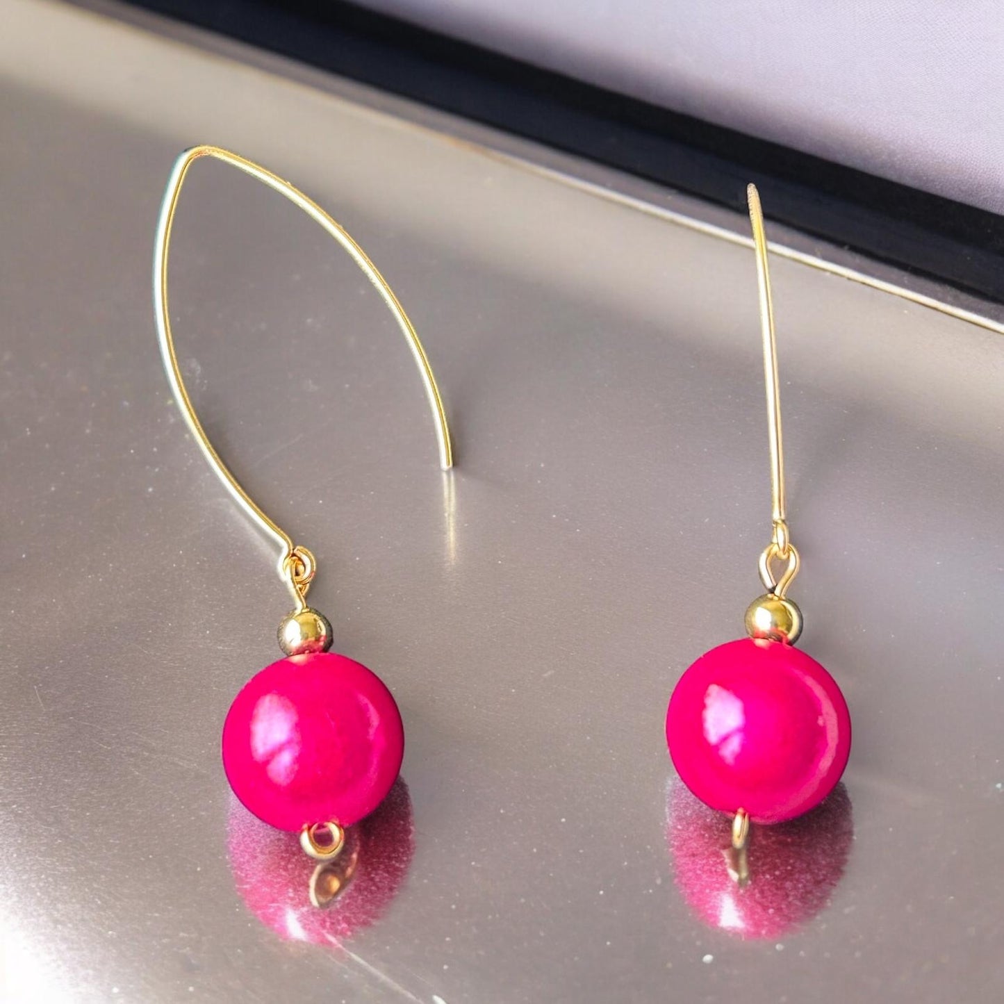 Multicolour Gold Filled Earrings