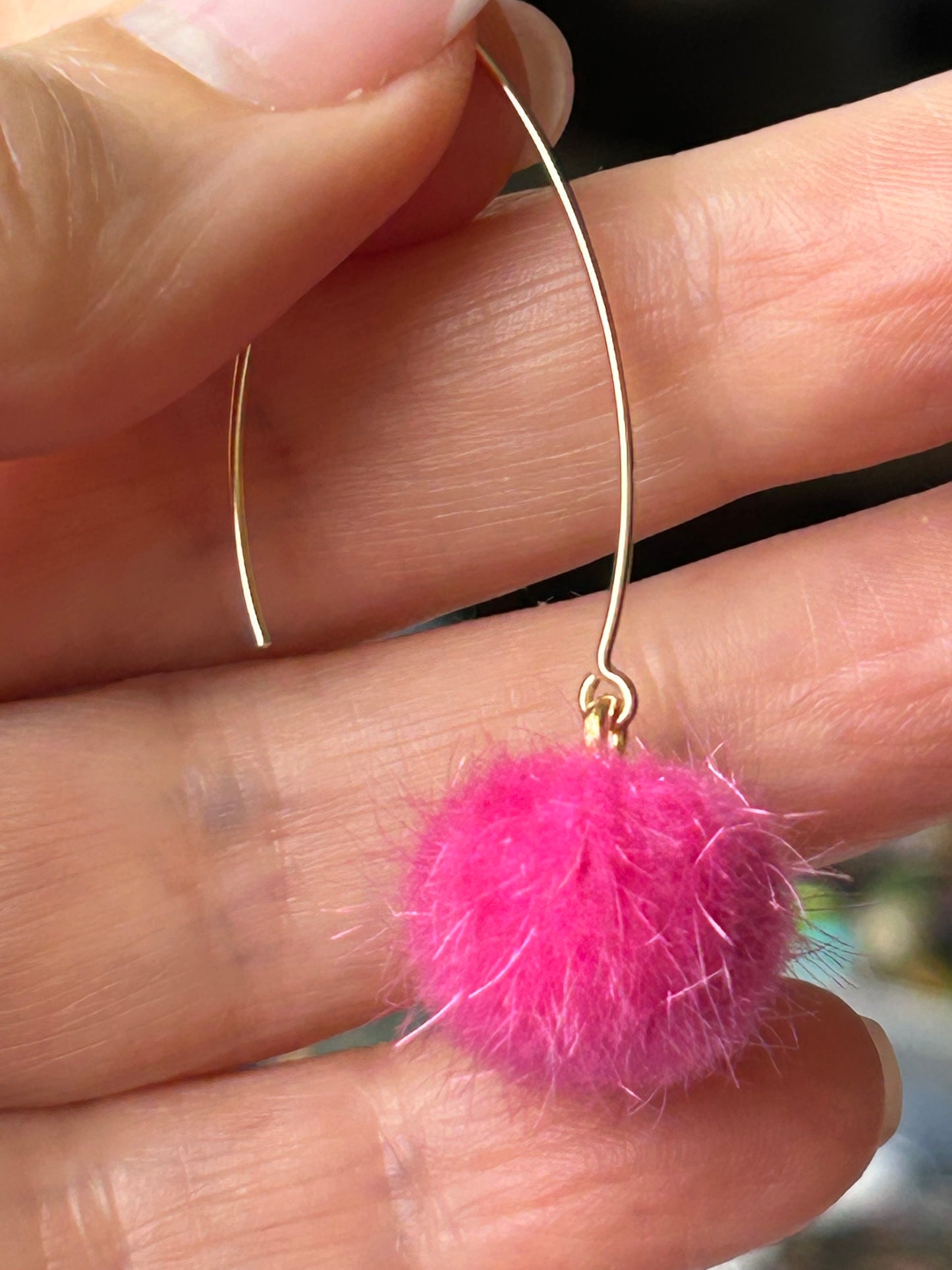 Feminine Soft Pink/Red/many other Pom Poms