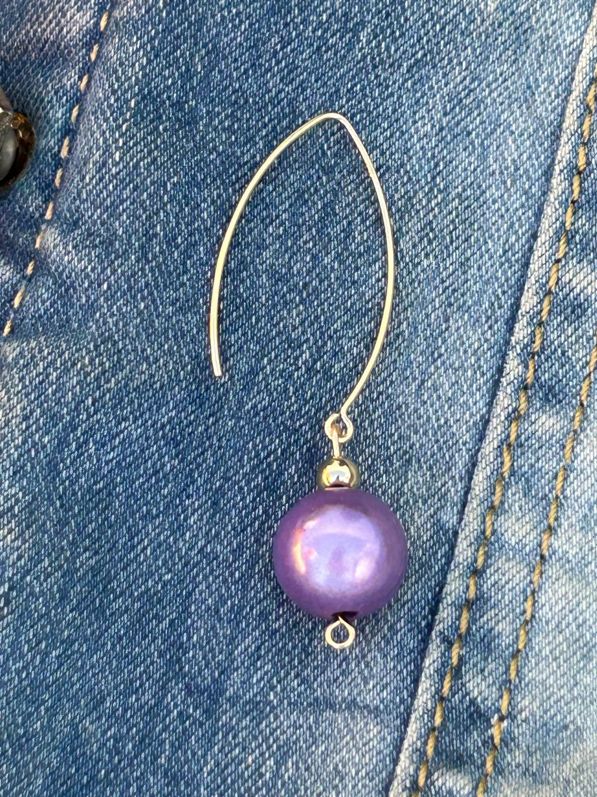 Multicolour Gold Filled Earrings