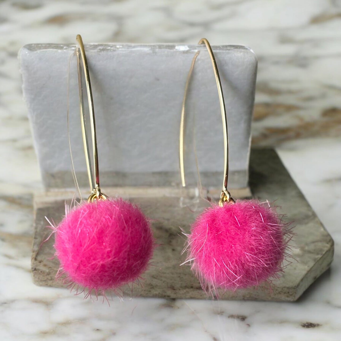 Feminine Soft Pink/Red/many other Pom Poms