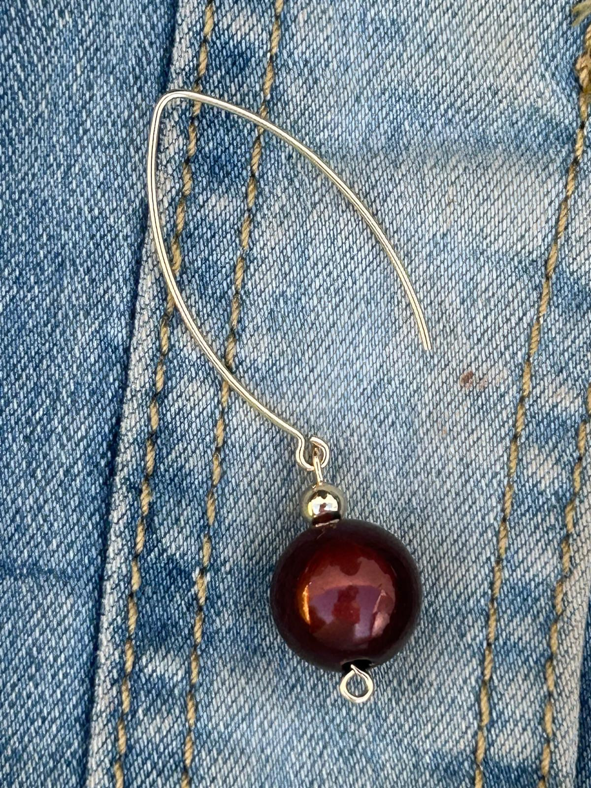 Multicolour Gold Filled Earrings