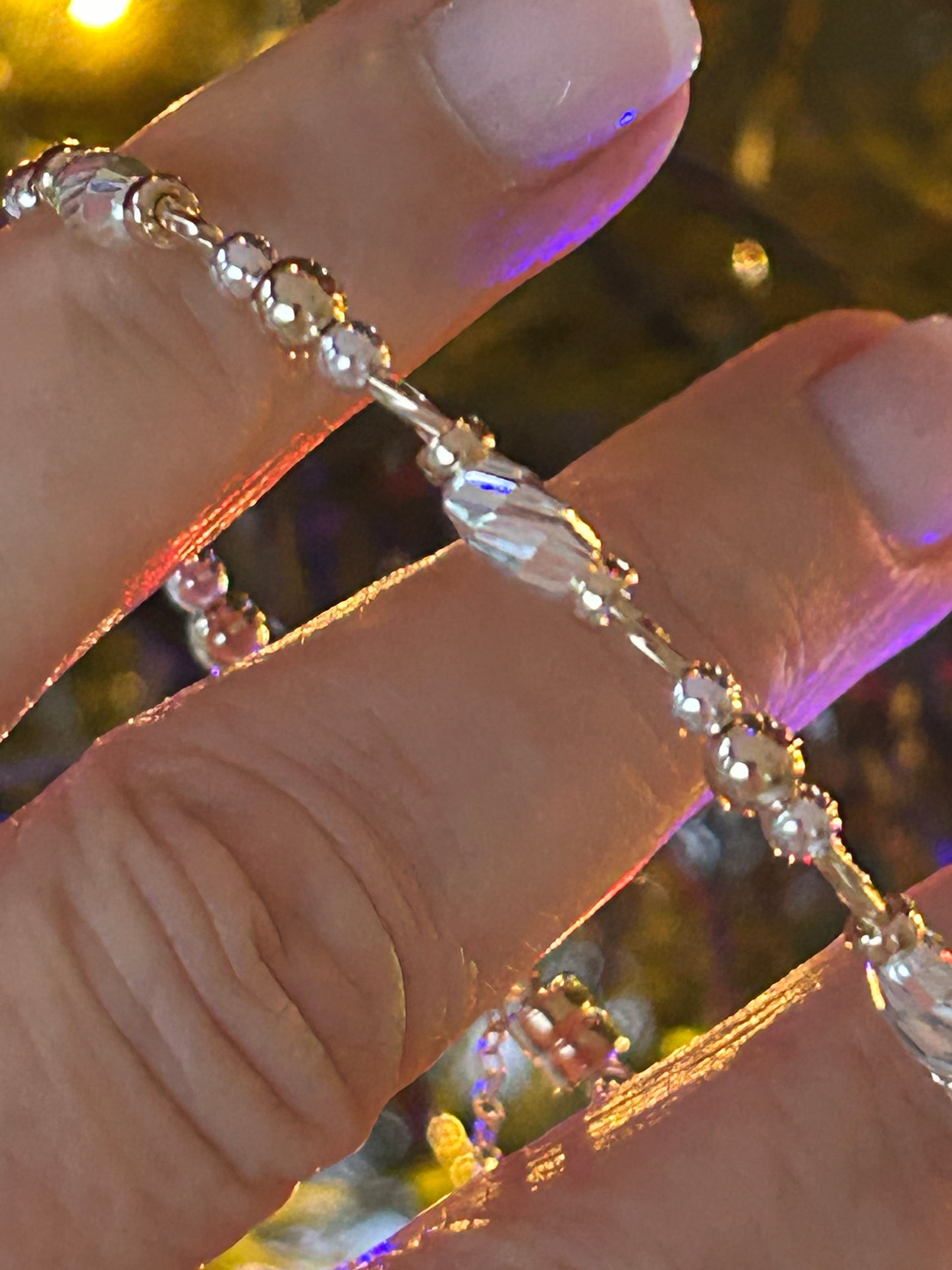 Oval Gold and  silver mixed metal bracelet