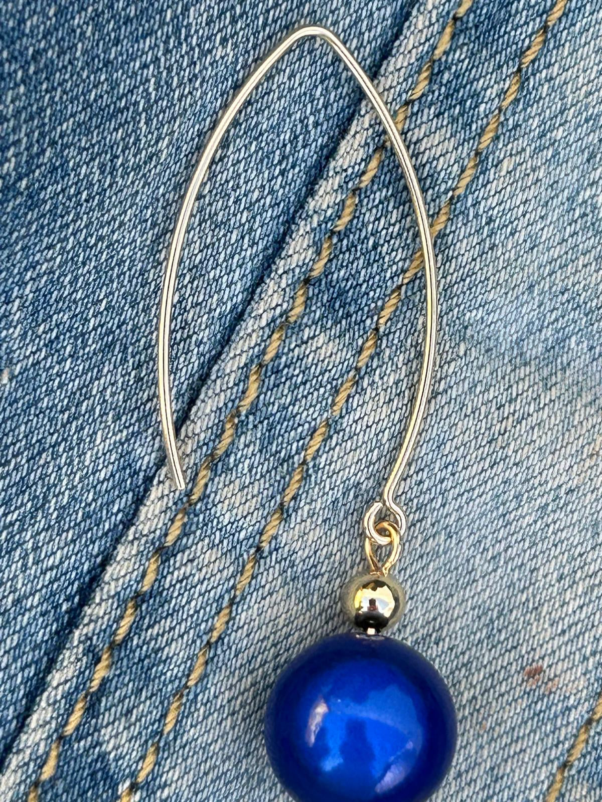 Multicolour Gold Filled Earrings