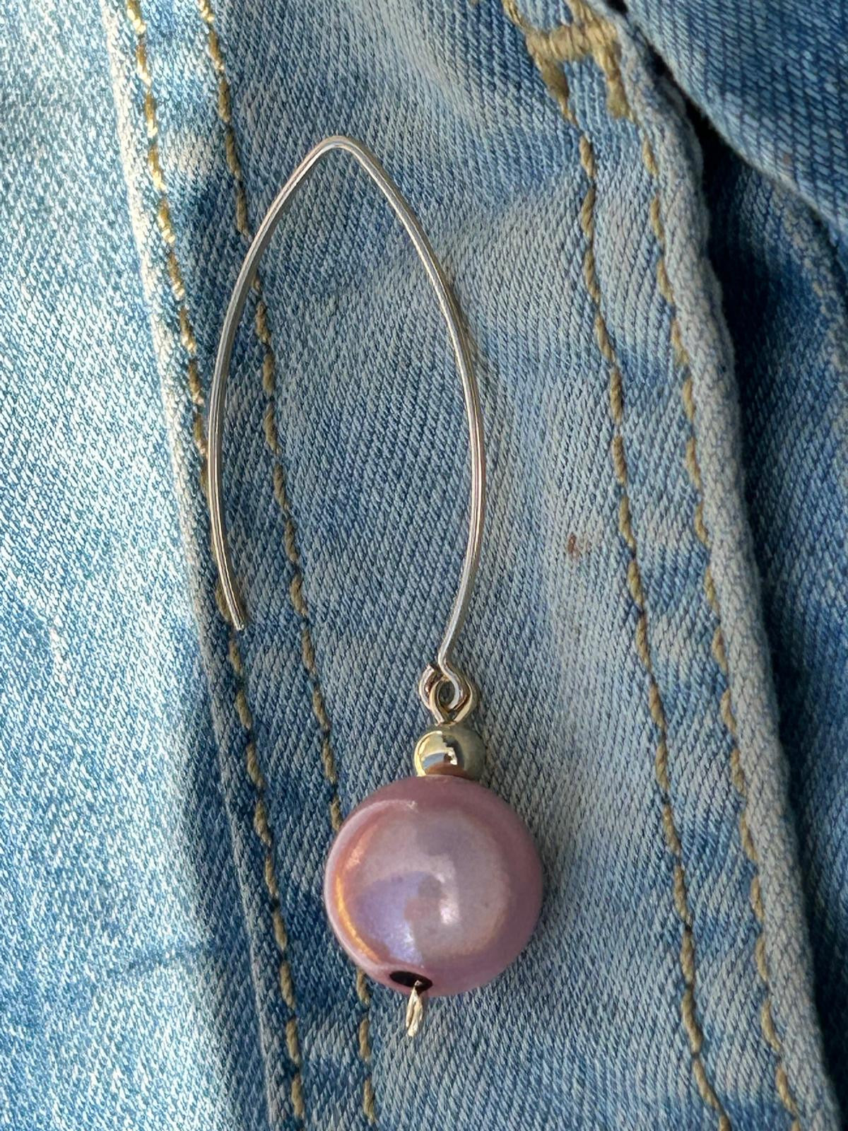 Multicolour Gold Filled Earrings