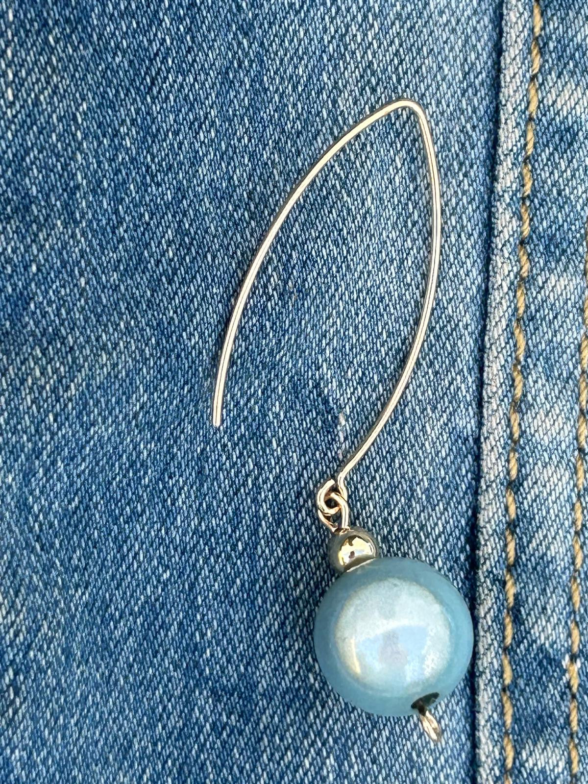 Multicolour Gold Filled Earrings