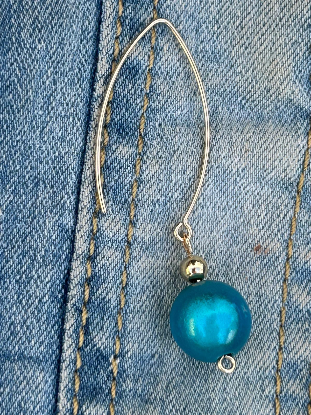 Multicolour Gold Filled Earrings