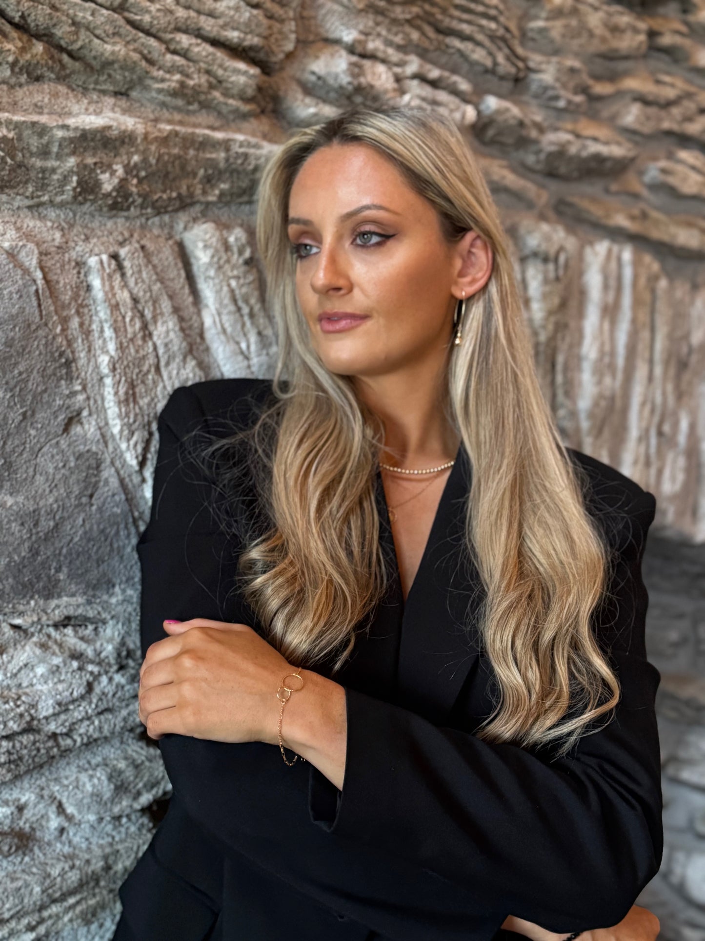 Interlocking Circle Bracelet (14K Gold Filled)