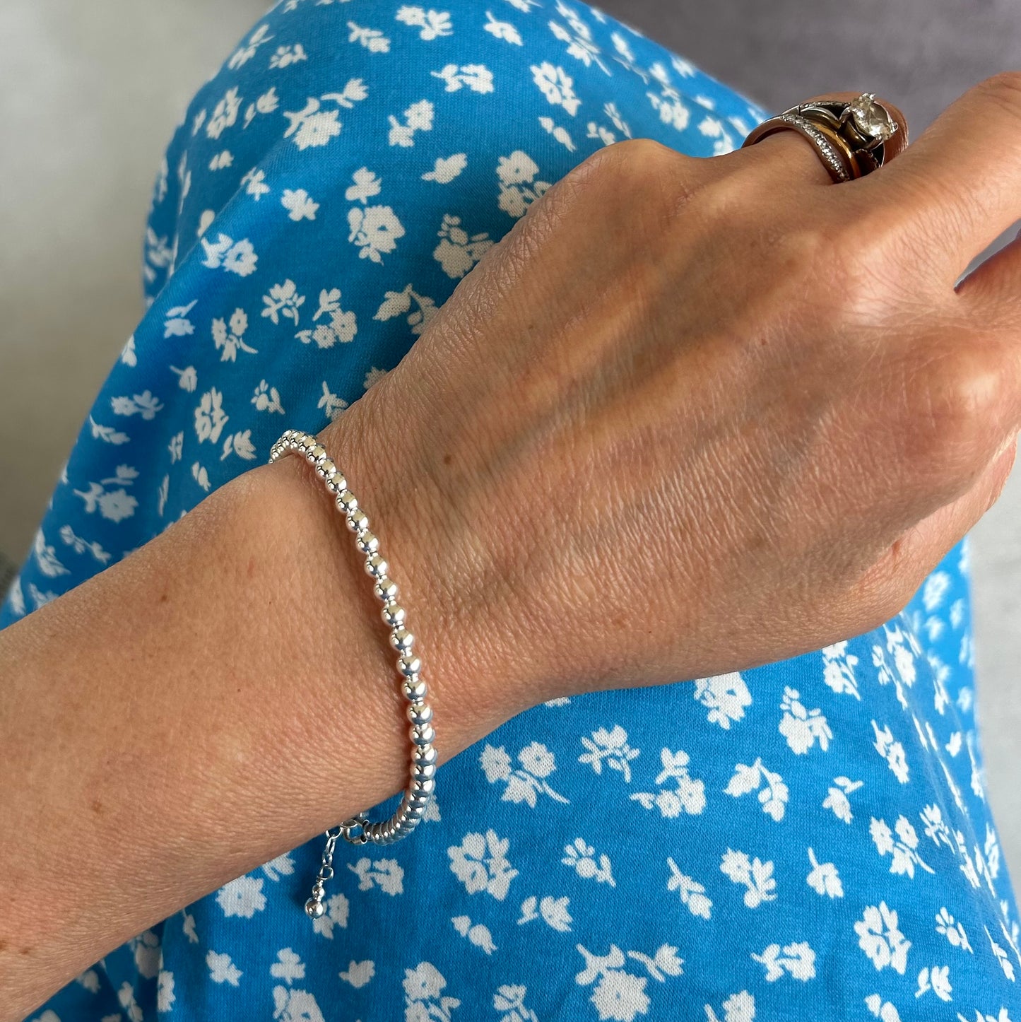 Sterling silver stacker