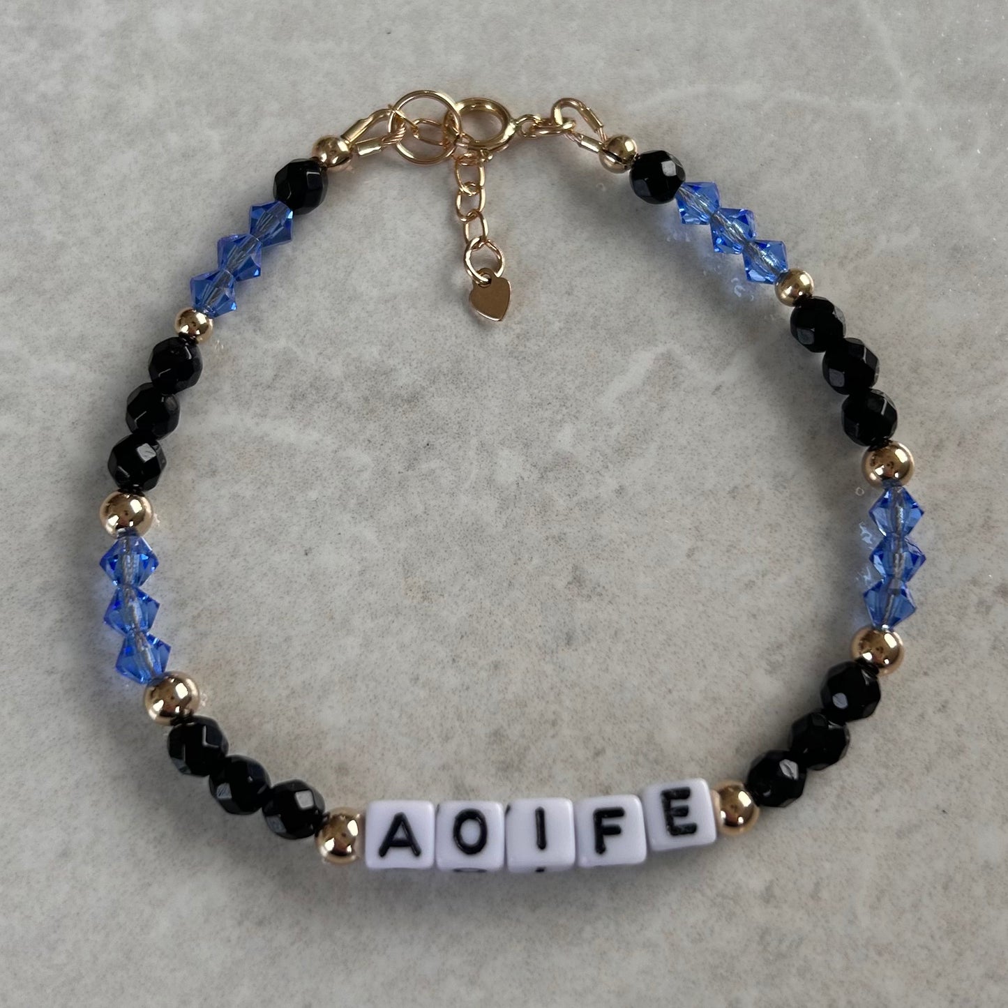 Personalised Gemstone bracelet