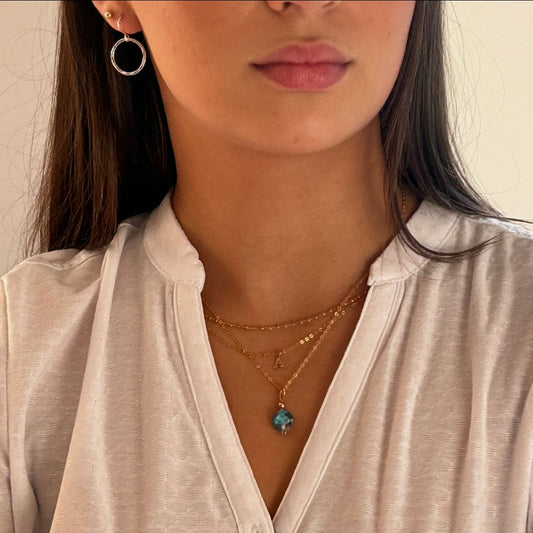 Blue Glass Necklace