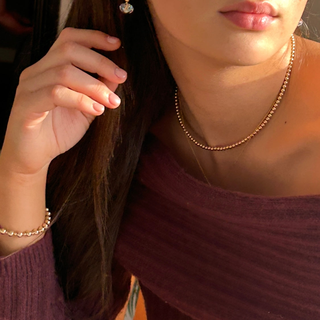 Choker Necklace 14K Gold Filled