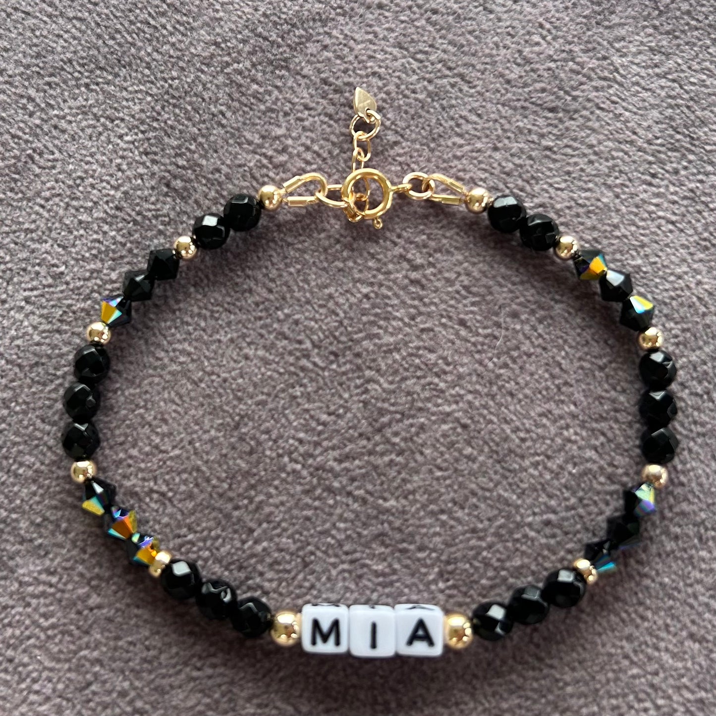 Personalised Gemstone bracelet