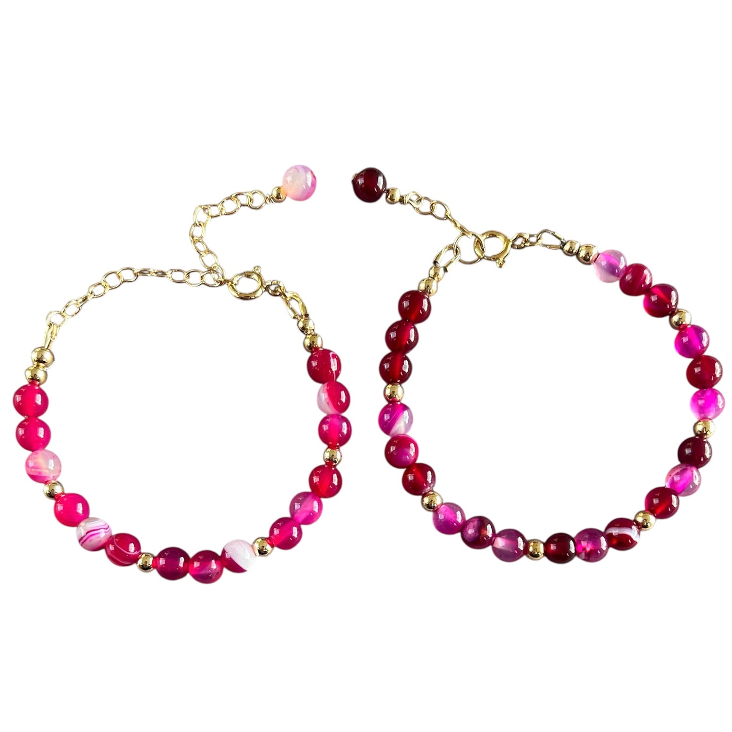 Pink Agate bracelet