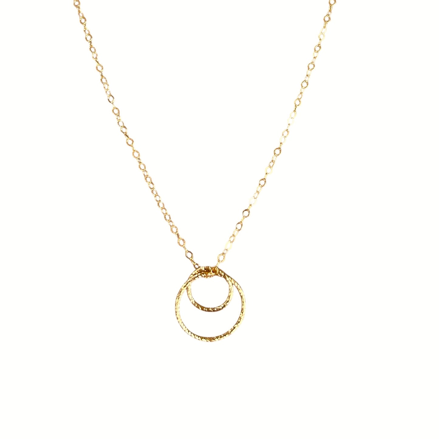 Interlocking Gold Circles