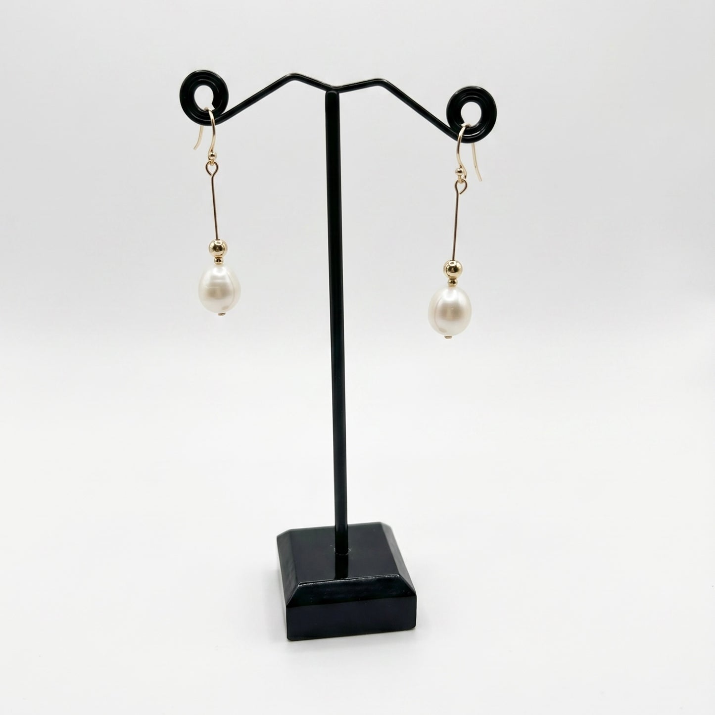 Ivory Fresh Water Pearl Earrings