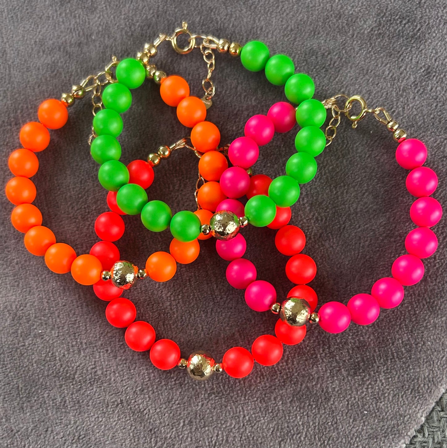Neon Hammered Gold