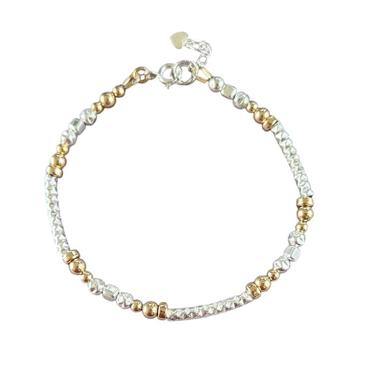 Trinity mixed metal bracelet