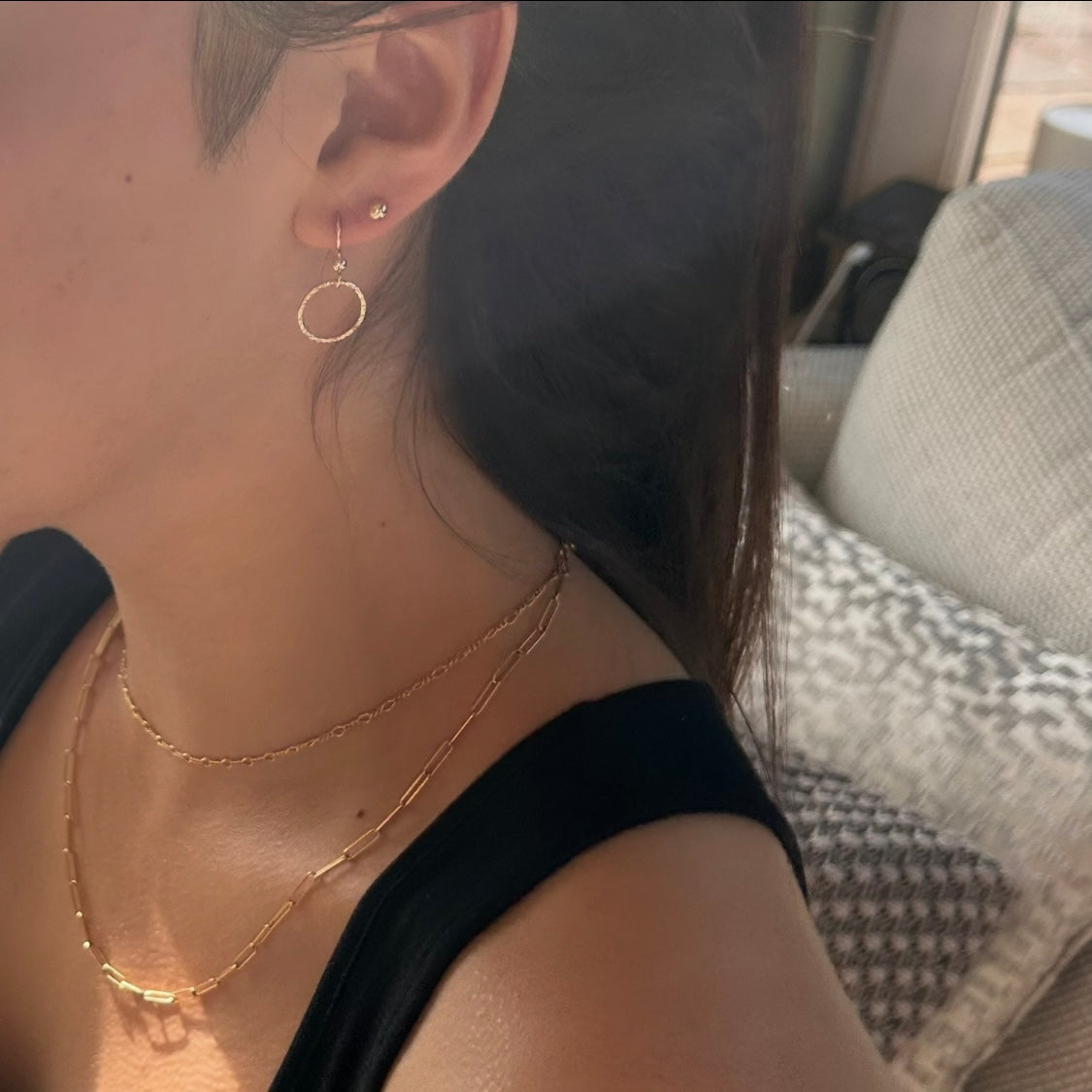 Hammered Hoops