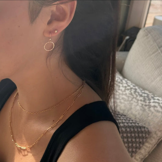Hammered Hoops