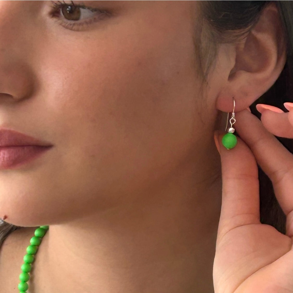 Neon short drop Earrings