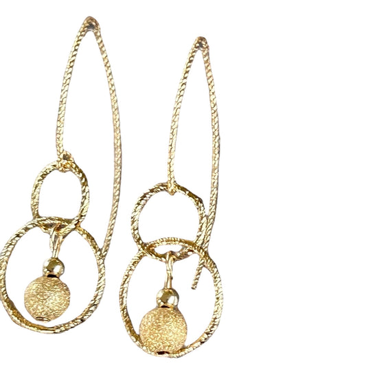 V shaped 14K Gold Filled Earrings