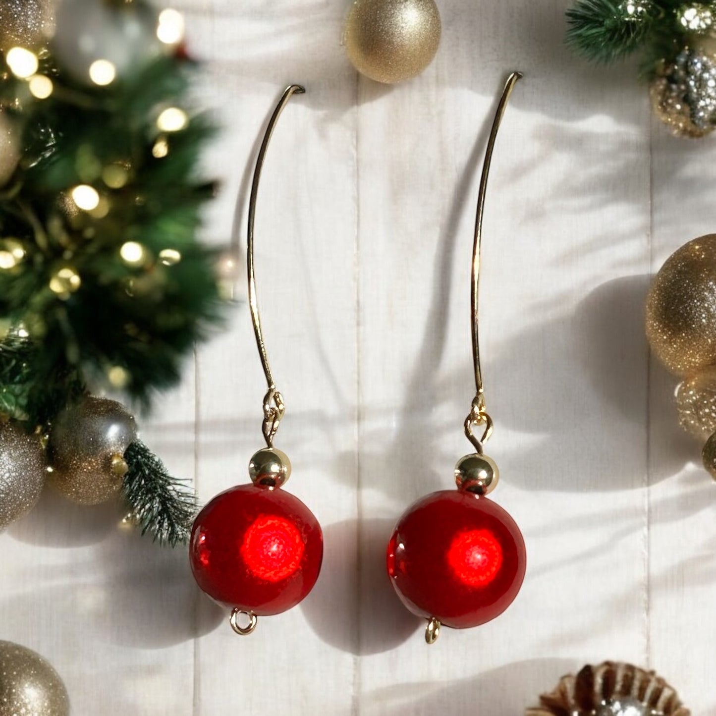 Multicolour Gold Filled Earrings