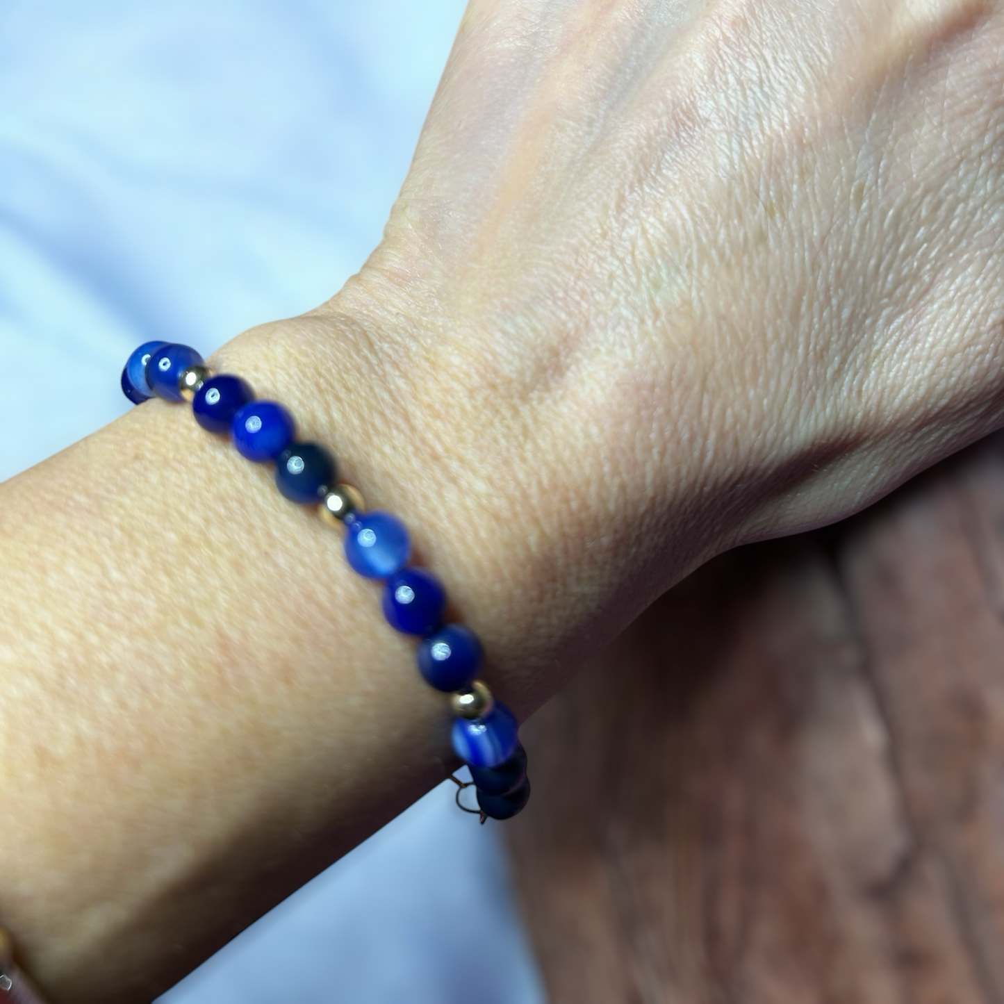Blue Agate Bracelet