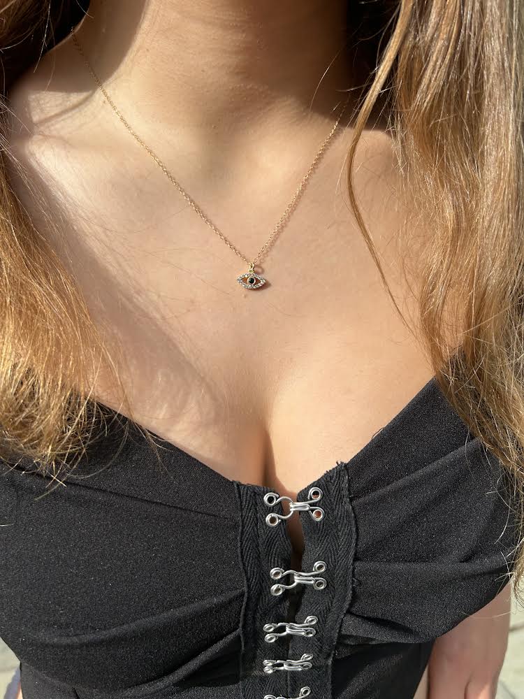 Evil Eye Gold Vermeil Pendant