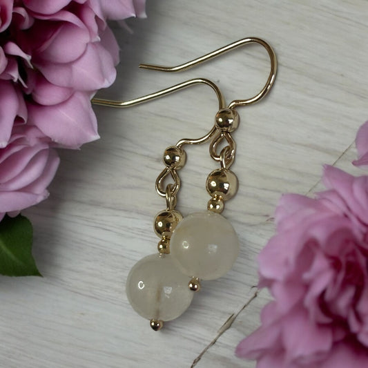 Rose Quartz earrings