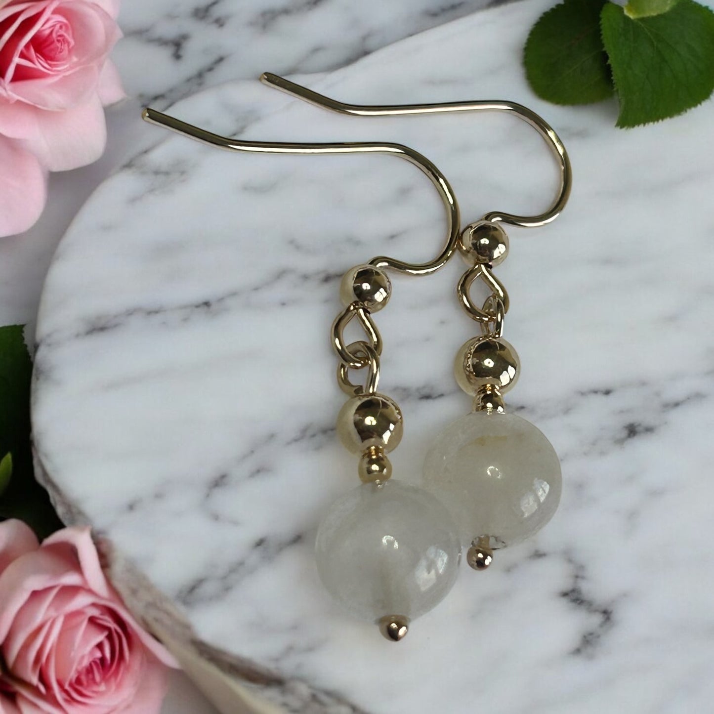 Rose Quartz earrings