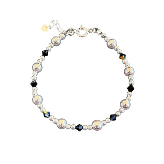 Swarovski X sterling silver bracelet