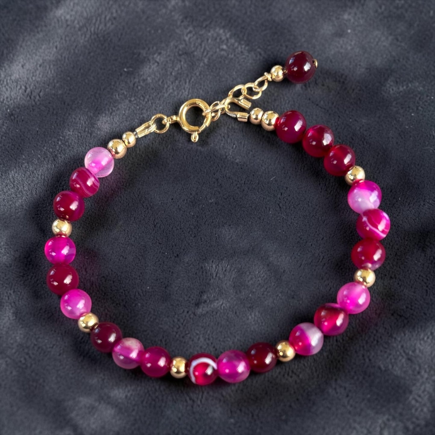Pink Agate bracelet
